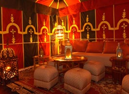 moroccan tent inside